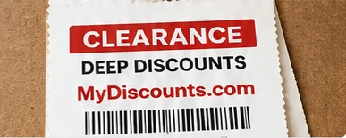 MyDiscounts.com a clearance desk concept